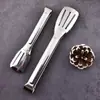 Pinzas para Alimentos de Acero Inoxidable al por Mayor Personalizadas, Pinzas para Pan y Verduras, Pinzas para Bistec Frito y Barbacoa