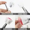 Esponja Gradiente Mini Bloque de Tofu para Arte de Uñas, Pincel Rascador Especial para Rubor Mezclador Cubo de Res con Caja de Almacenamiento