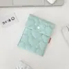 410121 Bolsa Sanitária Acolchoada Cor Doce Bolsa de Armazenamento Mini Portátil Absorvente Moedeiro