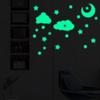 YG-323 adesivos de nuvens e estrelas luminosas transfronteiriços para quarto de criança adesivos de parede luminosos criativos adesivos de parede decorativos fluorescentes