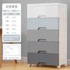 Gabinete de almacenamiento engrosado tipo cajón de 70 cm para el hogar, caja de almacenamiento para juguetes de bebé, armario sencillo para dormitorio, cómoda con ruedas