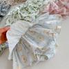 Culottes súper lindos para bebés de 0 a 2 años, ropa de verano de Corea del Sur para niños, pantalones de conejo con estampado floral para bebés, vestido para niños de un año AK316