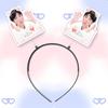 Verde Soda Wu Qingfeng Gong Yuqi Liu Jiakai Diadema de Primavera Diadema Accesorios para el Cabello Concierto Merchandising del Mismo Estilo