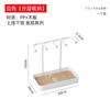 Caixa de Armazenamento de Joias de Mesa Prateleira de Armazenamento de Dupla Camada Porta-Joias Mão Colar Anel Brinco Acessórios de Cabelo Rack de Joias Exquisito
