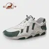 Sapatos Masculinos Autênticos Gongyang 2026 Estilo Novo Outono e Inverno Sapatos de Couro Genuíno para Homens, Sapatos Casuais Esportivos de Alta Qualidade para Homens