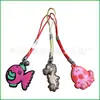 Goma blanda de PVC joyería Dibujos animados japoneses Dibujos animados Colgante para teléfono móvil Cadena para teléfono móvil de venta caliente Venta al por mayor Lote mixto pequeño