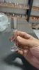 Al por mayor En stock Gama alta 15 ml Tapa de rosca de Madera de Nogal Transparente Botella de Vidrio para Rellenar Perfume Botella de Spray Cosmético