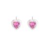 Pendientes de plata de ley S925 con circonita cúbica, estilo coreano INS, diseño de lujo, versátiles, con forma de gota de amor y esmalte, para mujer, 705