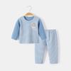 Ropa interior térmica para niños, traje de terciopelo, ropa de otoño para niños, pantalones largos, pijamas para niñas pequeñas y medianas, ropa de casa para niños y niñas, bebé