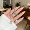 Pendientes Largos de Estilo Ins de Lujo Ligero con Borlas de Mariposa y Piedra Ojo de Gato, con una Vibra Suave, Pendientes Simples y de Nicho de Alta Gama