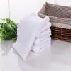 Atacado de fábrica malha de urdume toalha branca longa e curta lã absorvente sem fiapos banho Hotel Hotel proteção do trabalho para resíduos