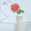 Flores de Rosa Artificiales Tejidas a Mano Terminadas, Decoración de Ramo de Flores de Ganchillo de Hilo DIY