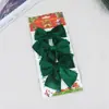 Accesorios Decorativos de Tela de Terciopelo Mariposa Navideña Transfronterizos Accesorios para Ventana de Sala de Estar Árbol de Navidad Corbata de Lazo Grande Adorno Colgante