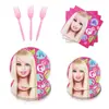 Amazon Barbie Princesa Desenho Animado Festa Infantil Prato de Papel Decorativo Guardanapo de Papel Toalha de Mesa Descartável Louça de Festa