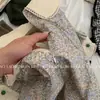 Vestido para Menina 2025 Outono Novo Estiloso Bebê Menina Soltinho Gola Lapela Manga Longa Infantil Vestido Floral