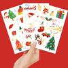 Amazon Novo Bronzear Natal Tatuagem Desenho Animado Homens e Meninas À Prova D'água Fofo Adesivos Metálicos Adesivos de Tatuagem Temporária