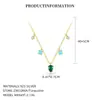 Colar Olho de Diabo Cravejado de Diamantes em Prata de Lei S925 Yuanfan para Mulheres, Conjunto de Joias Coloridas de Zircônia Fashion de Luxo Leve Empilhável