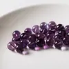 Pulsera larga de joyería con cuentas de amatista, cuentas sueltas semiacabadas en stock, pulsera de cuentas redondas, accesorios de cuentas para bricolaje, venta al por mayor