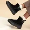Botas de Nieve para Exteriores con Forro de Felpa y Suelas Engrosadas para Mujer, Adecuadas para Caminar sobre la Nieve, Cómodas y Cálidas, Versátiles y Sencillas, Venta al por Mayor Transfronteriza