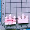 Princesa de Dibujos Animados Príncipe Castillo Pequeño Carruaje de Calabaza Ponis Pasador Cuerda para el Cabello Pinza para el Cabello Funda para Teléfono Accesorios de Resina DIY
