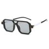 Gafas de sol de moda de doble puente transfronterizas, gafas de sol de celebridad en línea para mujeres europeas y americanas, gafas de sol para hombres 2024