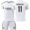 2526 Nova Camisa de Futebol Cavalo Real Camisa de Casa N°. 7 Ronaldo Não. 9 Mbappé Não. 10 Terno Infantil Adulto