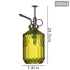 Regadera de vidrio tipo prensa herramienta de riego para jardín color retro botella rociadora riego de jardín nueva botella rociadora