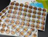 Adesivo de Etiqueta de Fruta Preferencial de Fábrica Colorido Laser Base Papel Artesanato Maçã Laranja Morango Cereja Embalagem Adesivo