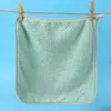 Toalha Quadrada de Veludo Coral, Toalha Quadrada Pequena para Jardim de Infância, Toalha de Rosto, Pano de Limpeza Doméstico, Toalha de Mão, Não Absorvente de Óleo, Macia