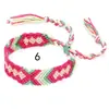 Popular en Europa y América: Pulseras Tejidas Arcoíris Hechas a Mano en Estilo Étnico Nepalí, Venta al por Mayor de Joyería