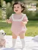 Roupa de Gaze para Bebês e Crianças Pequenas, Estilo Verão Fino, Macacão Estilo Princesa, Macacão de Peça Única Triângulo 100% Algodão