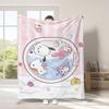 Exportación Transfronteriza Manta Linda de Dibujos Animados Sanrio Manta de Impresión Digital Tipo a Manta para las Cuatro Estaciones Manta para Aire Acondicionado Manta para la Hora del Almuerzo en la Oficina