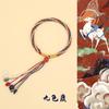 2024 Festival del Bote del Dragón cuerda de mano de reencarnación colorida pulsera tejida a mano de miles de millas marea nacional estilo chino regalo para pareja