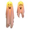 Decoração de halloween layout externo Lanterna de terror de halloween Lustre de Fantasma Luzes coloridas LED Fio de luz piscante
