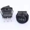 Interruptor basculante KCD1-3P certificado ETL estándar de EE. UU., tipo redondo de tres posiciones, orificio de montaje de 15 MM, interruptor basculante de 6A220V