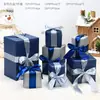 Caja de Regalo Hecha a Mano Navideña Decoraciones debajo del Árbol Juego de Siete Piezas Accesorios de Decoración para Ventana de Hotel y Centro Comercial Combinación de Adornos