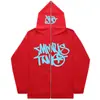 Comercio exterior sudadera con capucha y sudadera de forro polar neutro y2g cremallera completa talla grande ropa de calle para hombre y mujer