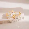 Pendientes de Zirconia en Forma de C de Alta Gama, Súper Brillantes, Exquisitos, Modernos, Lujo Accesible, Pendientes Versátiles y Personalizados, Pendientes Elegantes y de Alta Gama