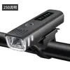 Luz de bicicleta KC transfronteriza de aleación de aluminio, faro inteligente con inducción, carga Tipo-C, equipo para ciclismo nocturno, iluminación brillante