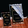 Revendedor Cristal cartão de autorização medalha comemorativa presente decoração bolo redondo base cubo quadrado K9 acessórios de cristal