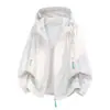 Ropa Deportiva de Verano para Jóvenes al Aire Libre, Secado Rápido, Seda de Hielo, Protección Solar, Ligera, con Capucha, UPF50+