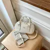 Moda Feminina Coreana Retro Elegante Nova para a Primavera de 2026, Bolsa Bowling Fashion com Alto Apelo Estético, Bolsa Quadrada Pequena de Ombro Cruzado