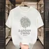 Atacado Exportador Fabricante Camiseta de Verão Simples Confortável Jovem Estampa de Urso Americano Manga Três Quartos Gola Redonda