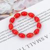 Pulsera de Cuentas Espaciadoras de Jade Imitación al por Mayor para Mujer, Moda Coreana y Japonesa, Joyería de Cristal Colorido