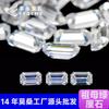 Corte Esmeralda Tamanho Pequeno 0,04-0,4 Quilates D-De Wuzhou Fábrica Moissanita Pedra Solta com Certificado Cintura