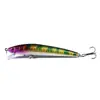 Fabricante atacadista de isca artificial Minnow de 10 cm e 9 g para arremesso de longa distância, ideal para pesca em água doce e salgada, adequada para peixes-mandarim, robalos e outros peixes-mandarim, isca de afundamento lento.