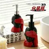 Botella dispensadora de jabón tipo prensa artística para uso en hotel y hogar, botella de loción para baño, champú, jabón de manos, botella dispensadora de gel de ducha