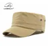 Protetor Solar de Verão e Primavera para Uso Externo Chapéu Boné de Basebol para Homens, Chapéu Clássico Simples Liso de Aba Reta, Boné Militar Respirável para Uso Externo para Mulheres
