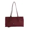 Bolsa Tote Casual Fashion Estilosa para Mulheres Outono Inicial Novo Estilo Coreano para o Trabalho Bolsa de Ombro Única Leve de Mão Grande Média