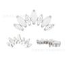 Guanzhi Niu F136/G23 Aleación de Titanio Joyería para Piercing Pendientes Clavos para Cartílago del Oído Zirconia al por Mayor en Stock